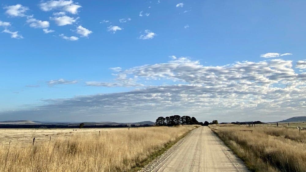 Gravel roads Creswick