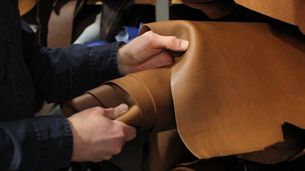 selecting leathers