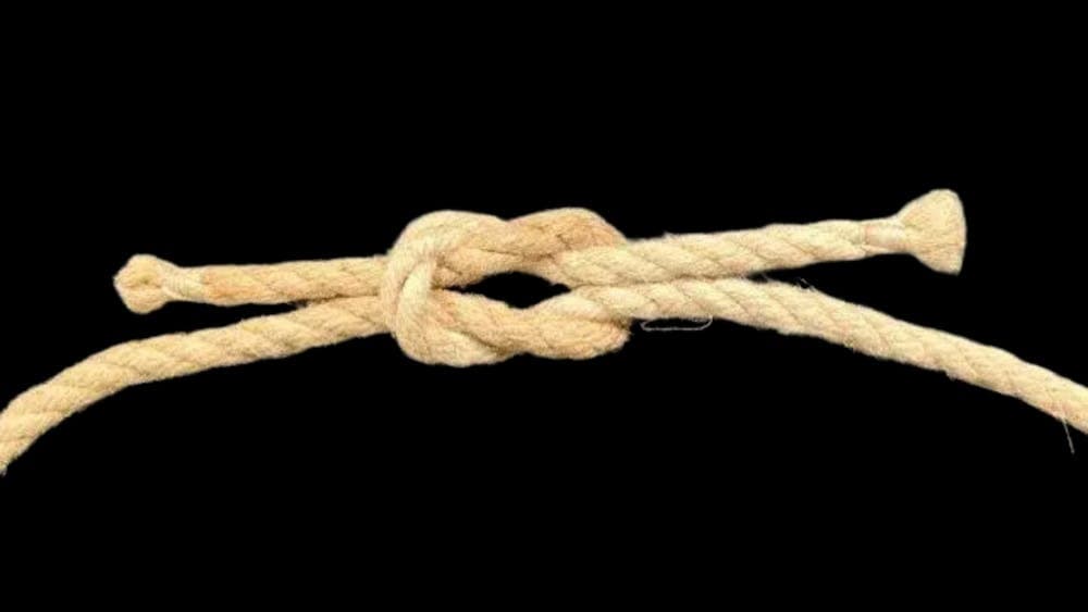 Knotted rope