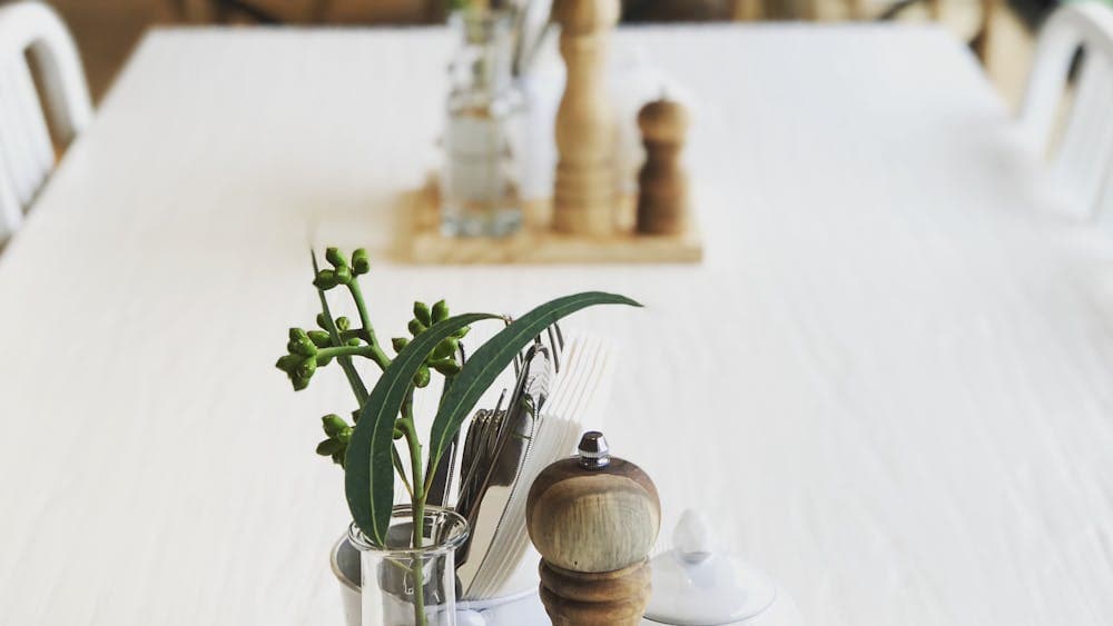 White table