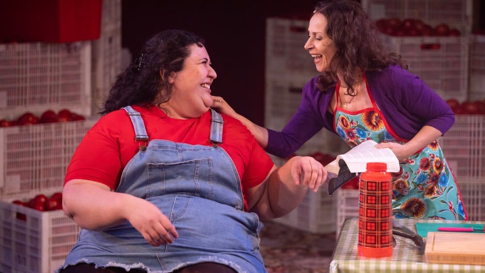 Alibrandi and Mother laughing