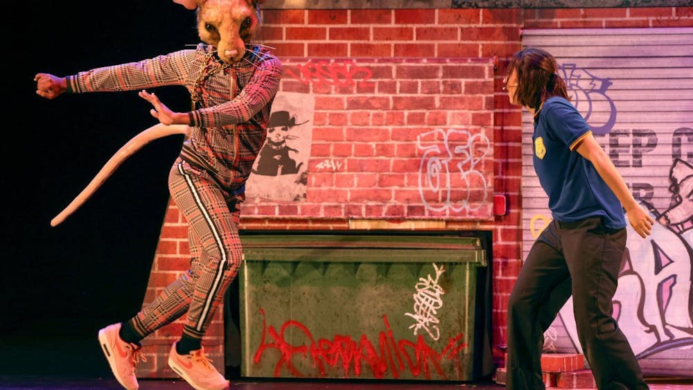 Dapper the dancing rat cutting loose
