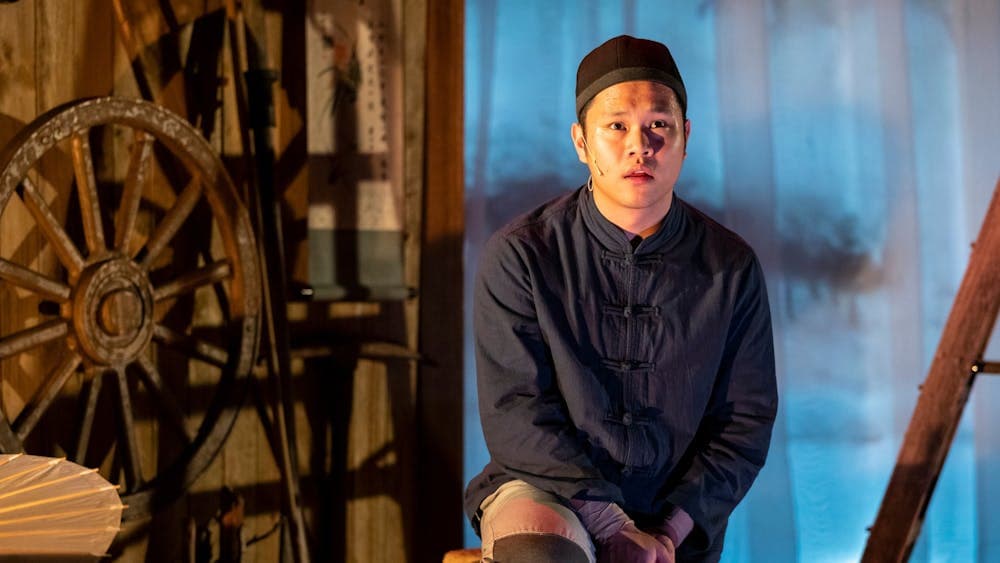 Yong in his father's shop