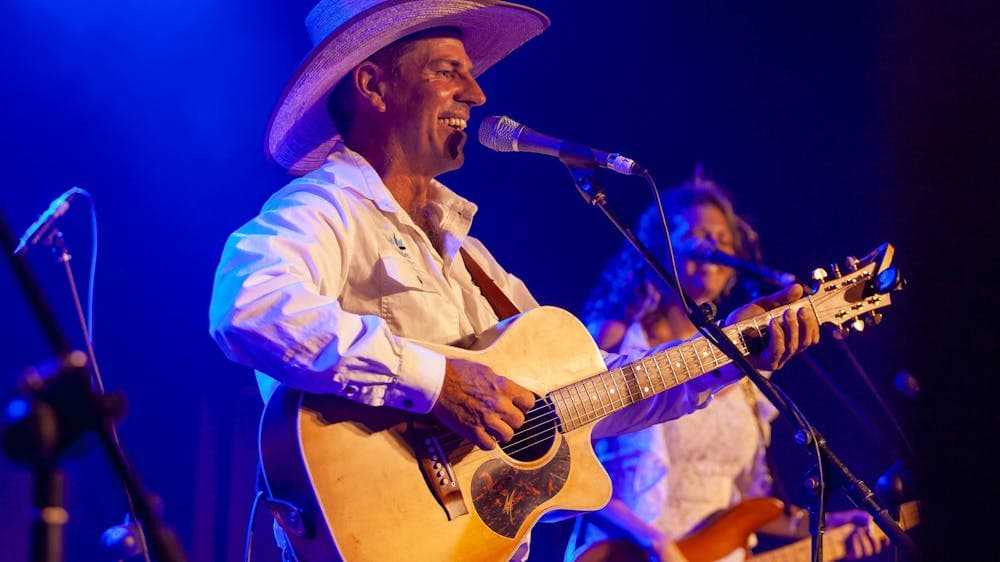 Australian singer songwriter Tom Curtain