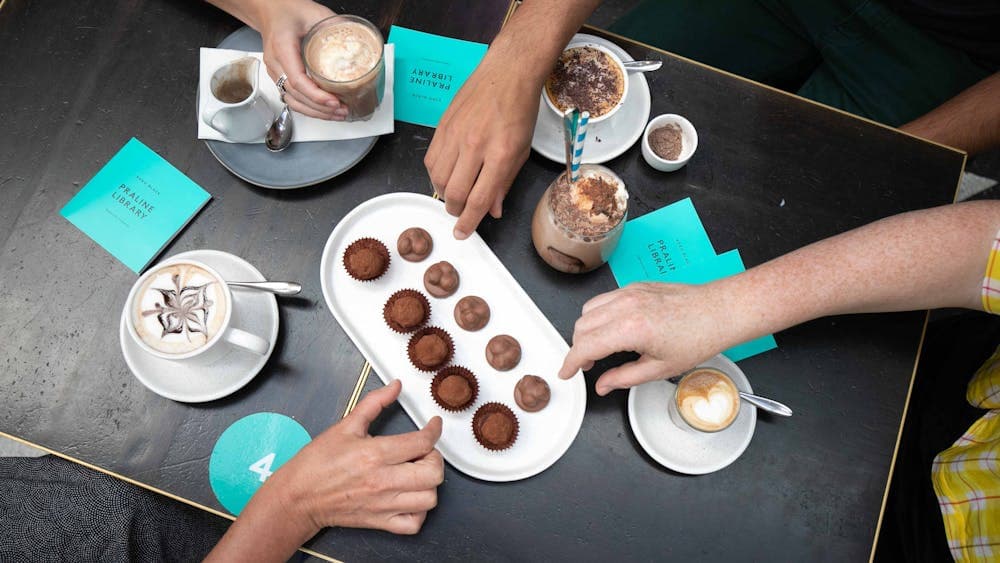 Tastings and a hot beverage