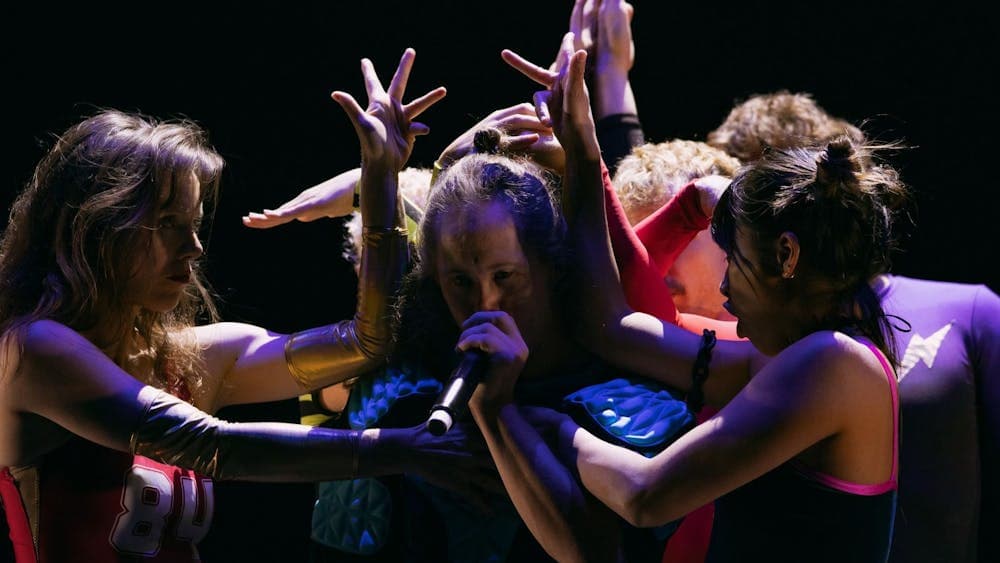 Dancenorth Ensemble Surrounding Chris Dyke