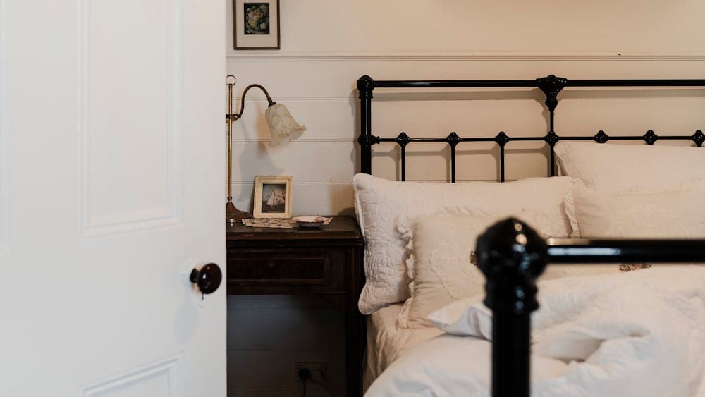 View through the door of second bedroom
