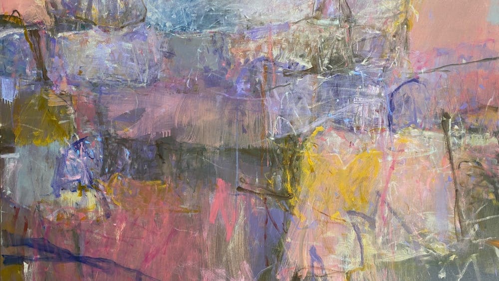 Abstract colourful painting