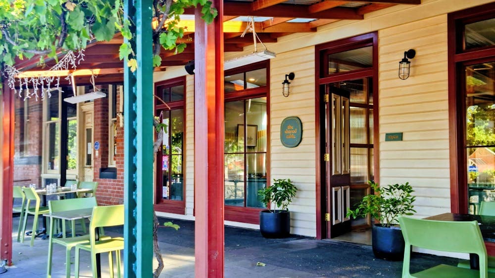 Front of local favourite, Shared Table in Buninyong.