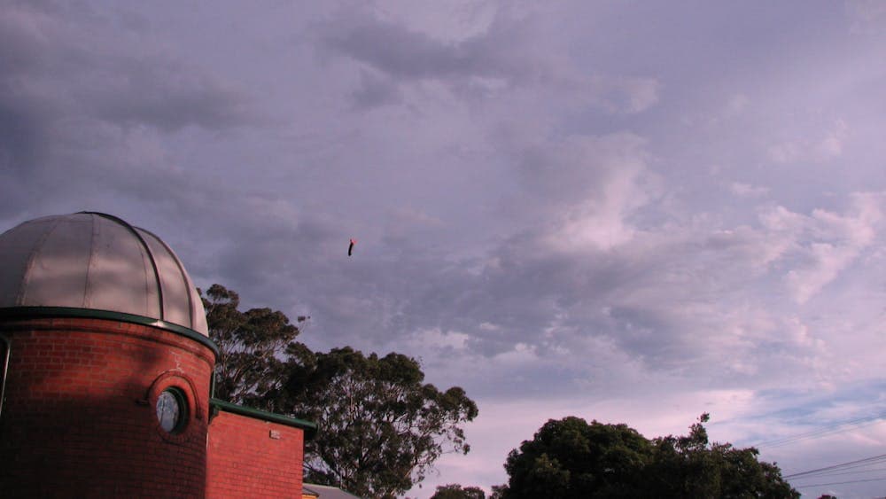 Water Rocket Launched at Ballarat Observatory