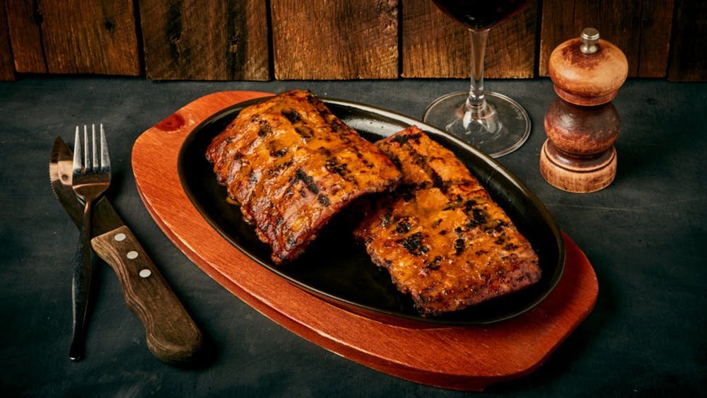 Pork Ribs on a platter