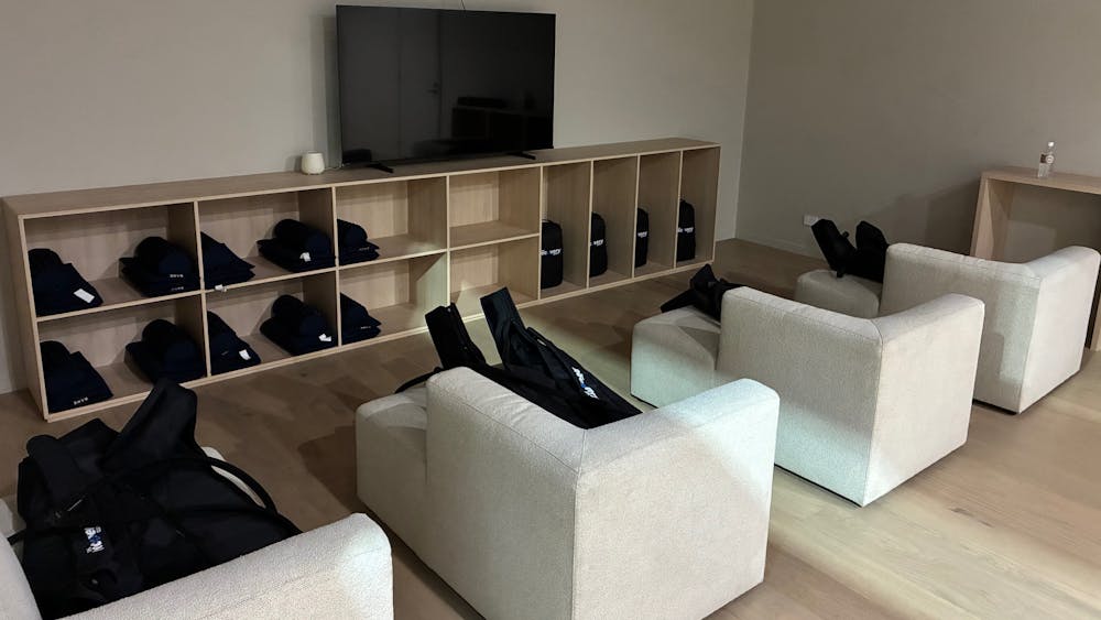 Compression boots and acupressure mats