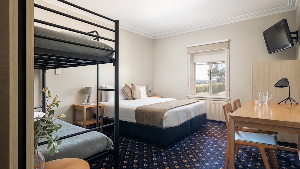 Family room with bunks