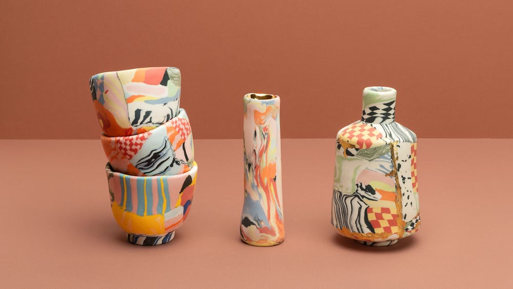 Ceramics by Ballarat-based artist Ruby Pilven