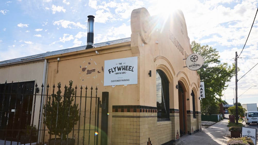 View of building frontage including heritage facade