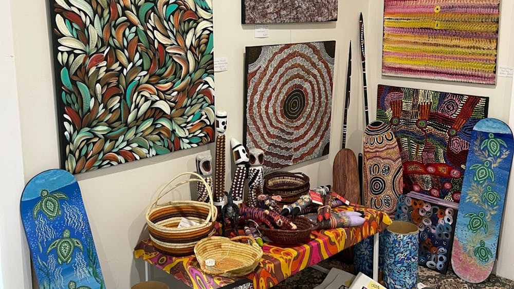 Aboriginal artist paintings and handmade items