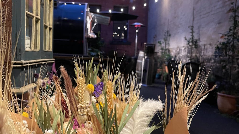 locally dried flowers