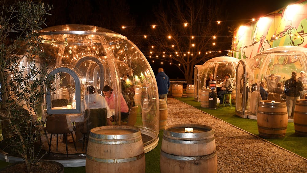 Winter Igloos at the Market Hotel Ballarat
