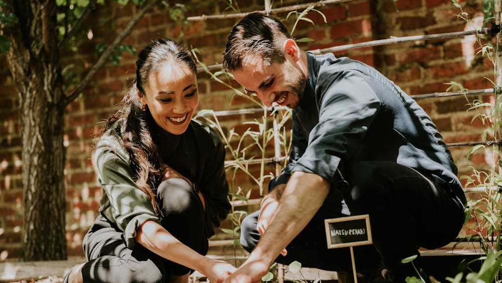 Head Chef Aaron Schembri Alongside, Restaurant Manager Risa Kadota