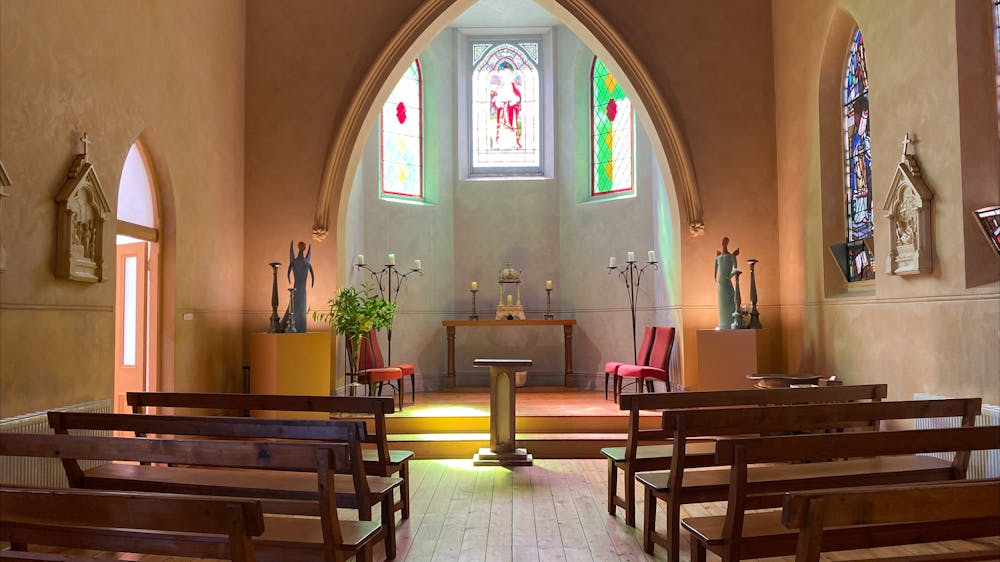 photo of inside of chapel