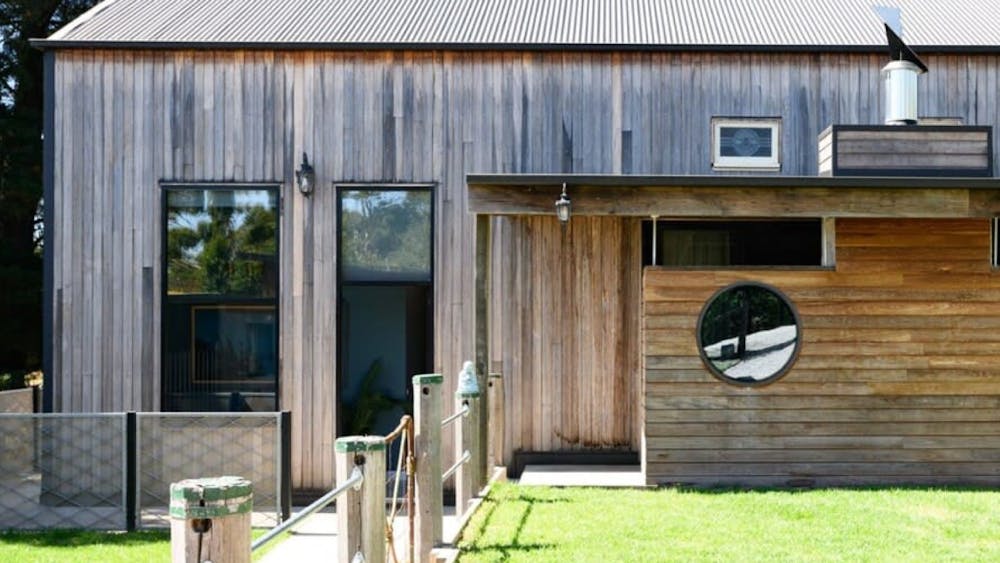 External photo of the Revival Barn Accommodation