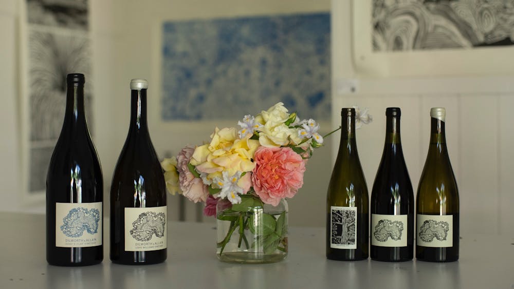 Selection of wines available