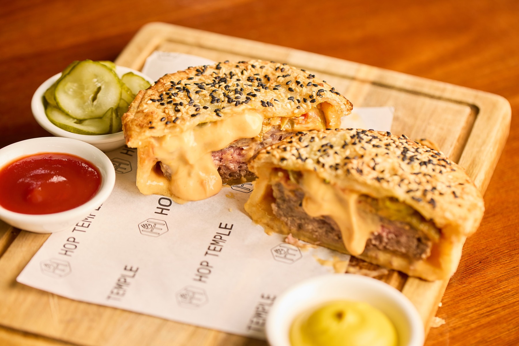 Thumbnail for Smoked cheeseburger pie at Hop Temple
