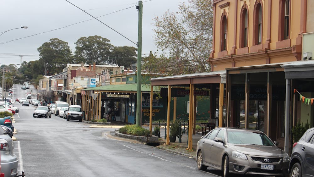 Goldrush streetscape, Moysten St, Castlemaine