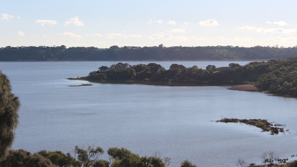 Tower Hill Wildlife Reserve, the crater is now a large lake