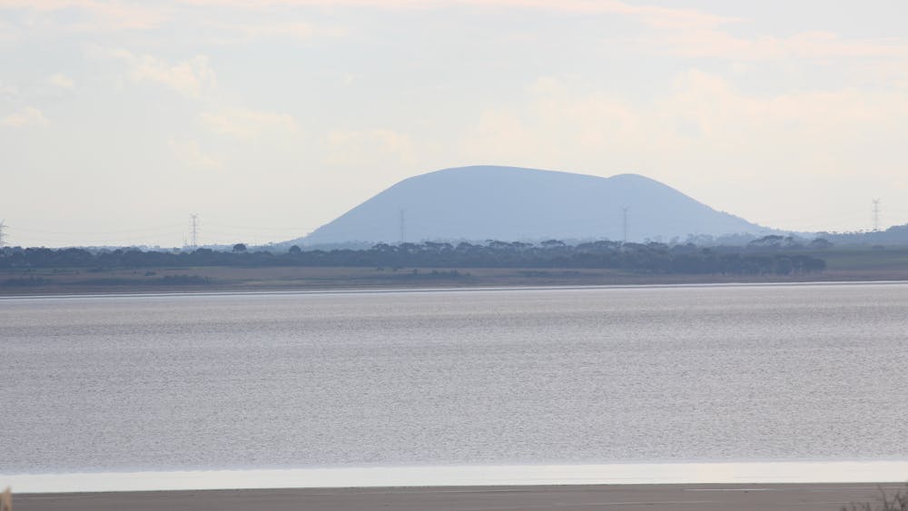 The Victorian Volcanic Plains has over 400 ex Volcano's and many lakes.