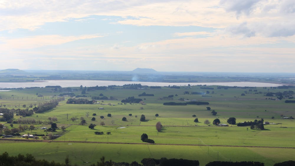 You will get to see many views of the Victorian Volcanic Plains for the top of ex volcano's