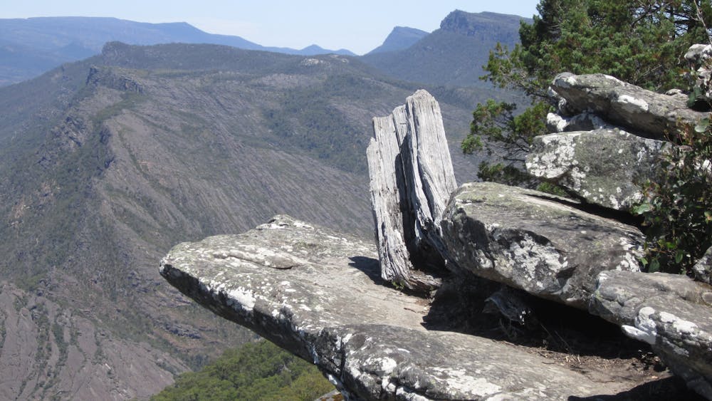 Grampians region, one of the many outstanding views of the park from Boroka Lookout.