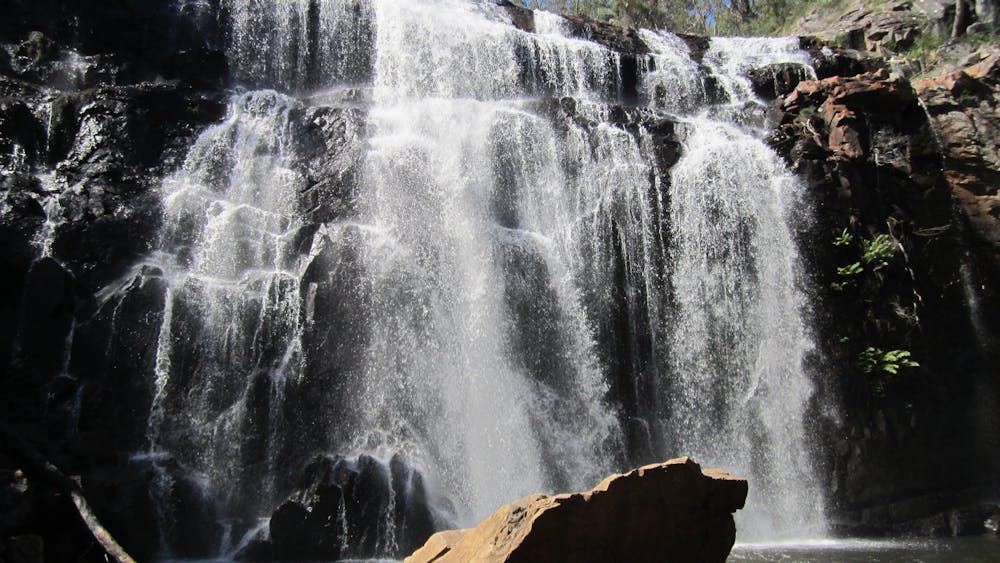 Grampians region, the Mackenzie waterfalls are the largest falls in the Grampians National Park.